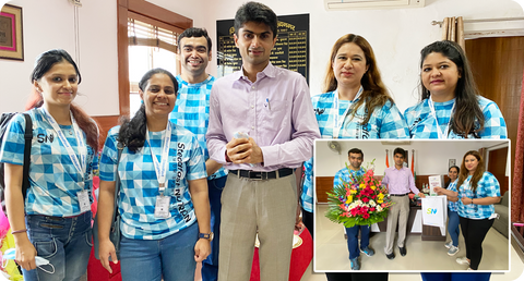 STEADFAST NUTRITION GIVES NOIDA DM A HERO’S WELCOME AFTER PARALYMPIC SILVER
