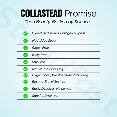 Collastead Promise clean beauty, backed by science 
