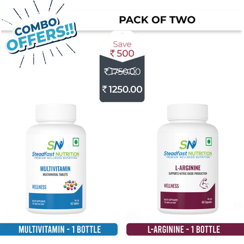 Pack of Two - Multivitamin & L-Arginine 