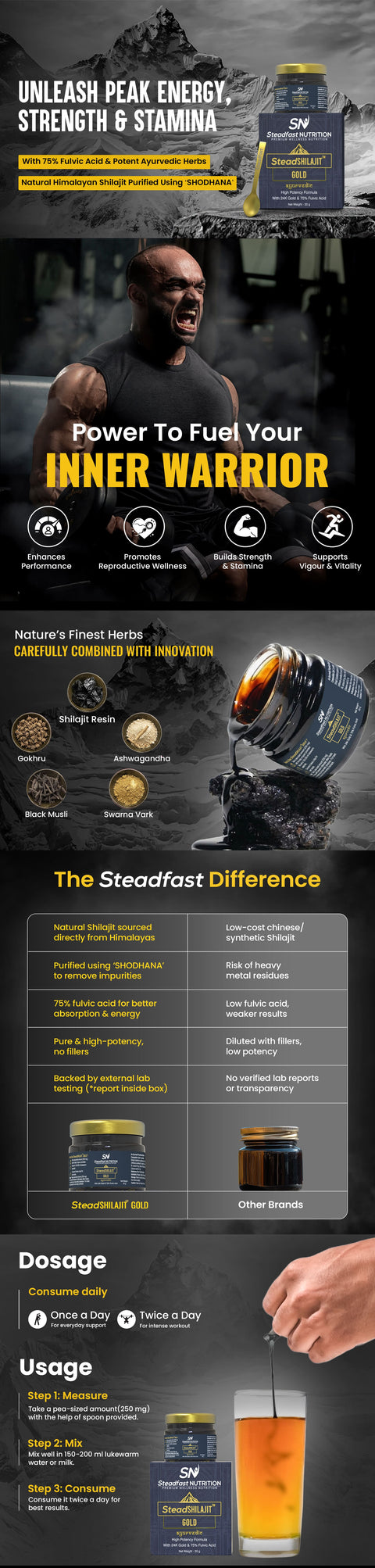 SteadShilajit UI 