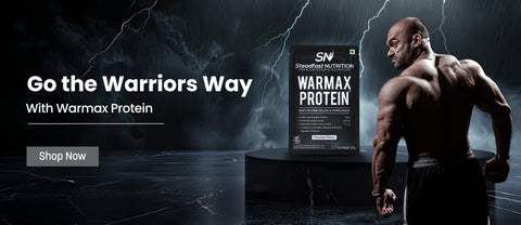 Go the warriors way with Warmax Protein- Banner