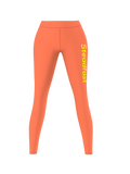 Steadfast Orange Crop Top Leggings Set